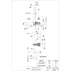 Flygt NP3202.185 HT/53-454 30kW 400V max. 48m 7333L/min. fekalinio siurblio schema