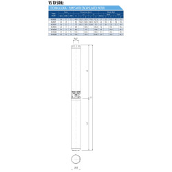 E-Tech VS10 giluminio siurblio schema