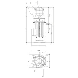 Grundfos CM 25-4 A-R-A-E-AVBE F-A-A-N daugiapakopio siurblio schema