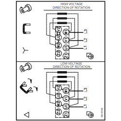 Grundfos NB 32-125/106 AAF2AESBAQEGW1 sausai statomo vienpakopio siurblio elektrinė schema