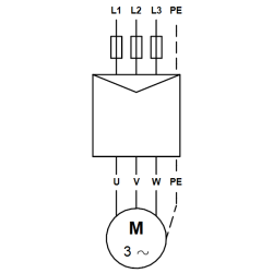 Grundfos Unilift AP50B.50.15.3V fekalinio siurblio elektrinė schema