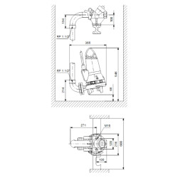 Grundfos SEG.40.09.2.50B fekalinio siurblio schema