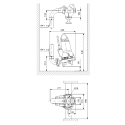 Grundfos SEG.40.09.2.1.502 fekalinio siurblio schema