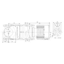 Grundfos Magna1 40-100 F 220 cirkuliacinio siurblio schema