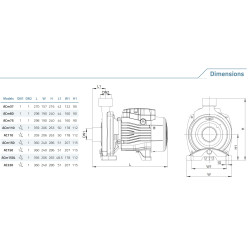 LEO ACm išcentrinių siurblių schema