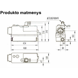 LEO WC601B nuotekų siurblinės schema