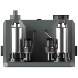 Nuotekų siurblinė su smulkintuvu Ibo Sanbox Z 2x750 2x0.75kW 230V max. 16m 300L/min.