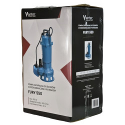 Fekalinių siurblių Fury Vantec pakuotė