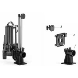 Horizontalus montavimo komplektas Pedrollo VXC /50-F, MC /50-F siurbliams