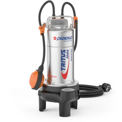 Fekalinis siurblys su smulkintuvu Pedrollo TRITUS Inox TIGm1.1 1.1kW 230V max. 22.5m 250L/min.